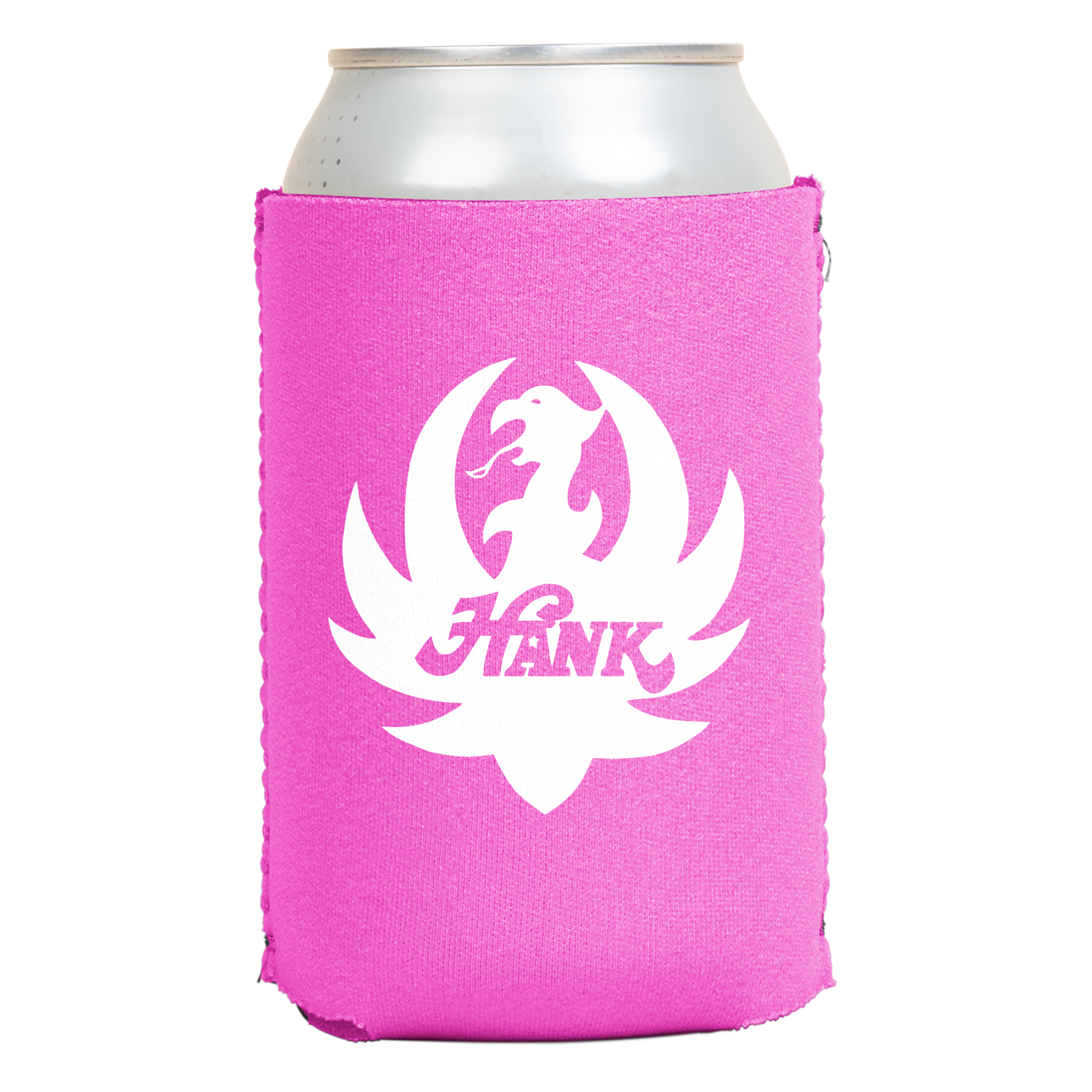 Pink Ruger Logo Koozie