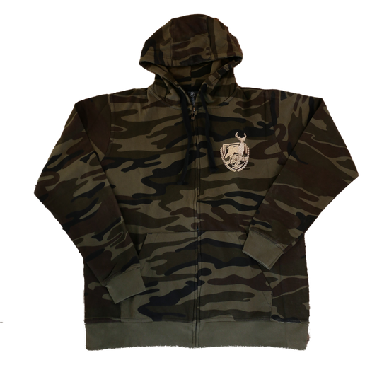 Hunting Camo Zip Up Hoodie