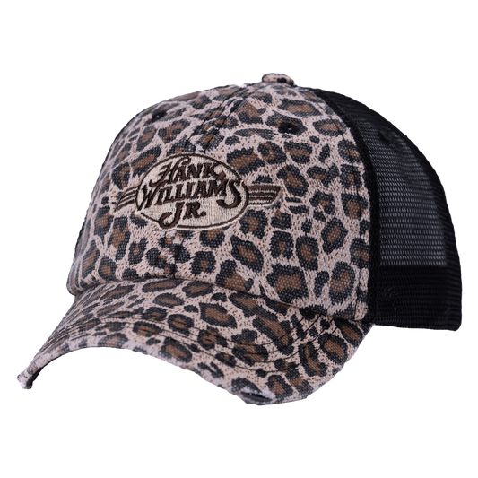 Logo Leopard Print Hat