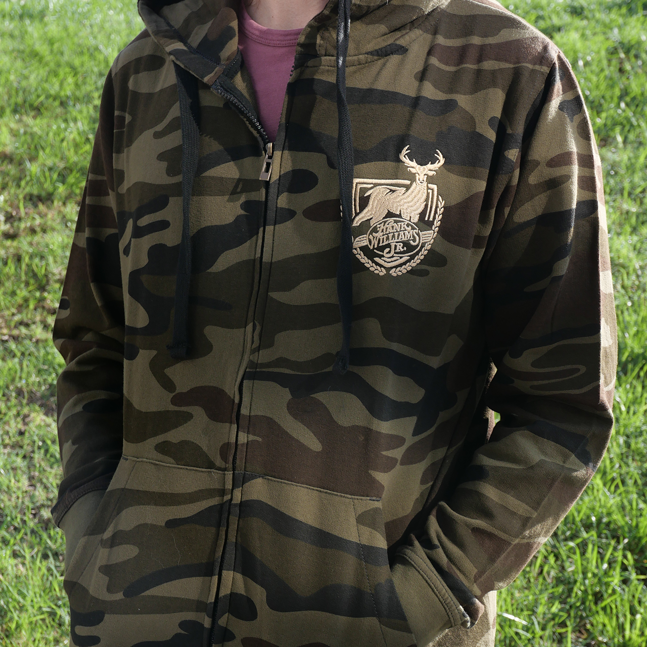 Hunting Camo Zip Up Hoodie