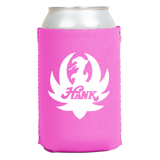 Pink Ruger Logo Koozie
