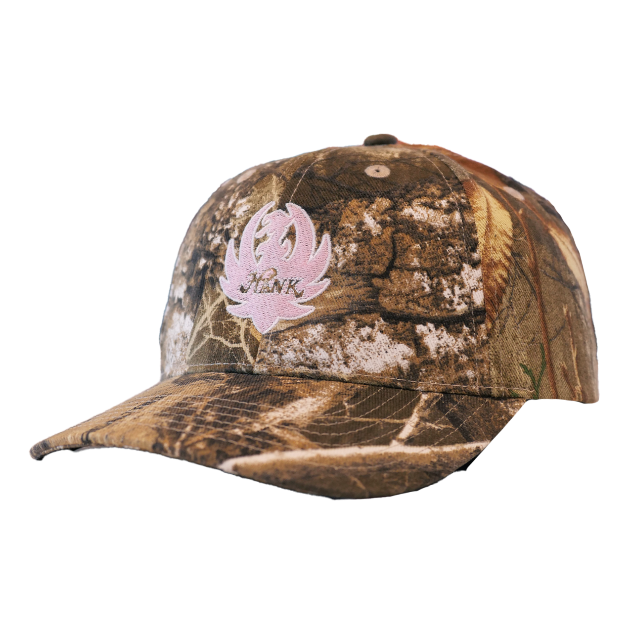 Camouflage baseball cap.